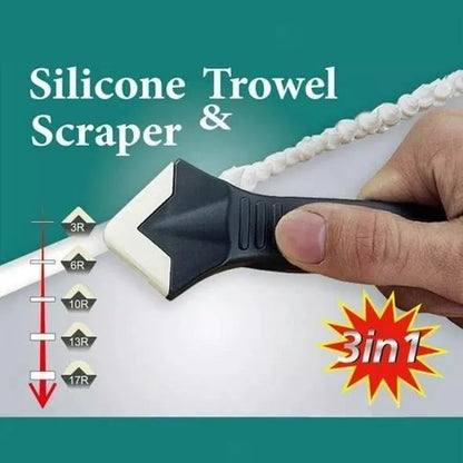 🔧 BUY 2 GET 1 FREE! ✨ 3-in-1 Ultimate Caulking Tool - Professional Sealant Finishing Kit for Perfect Smooth Joints Every Time 🛠️✨