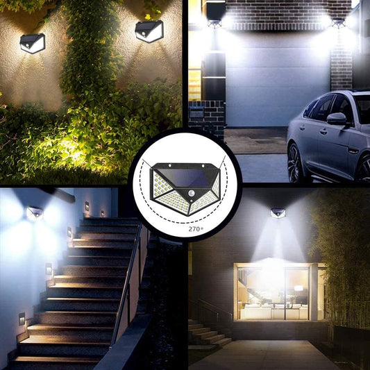 ☀️ Solar Motion Wall Light | 100 LED