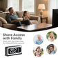 ⚡Hot Sales 50% OFF🔥Smart Digital Clock Camera with Dual Band WiFi (5GHz & 2.4GHz) | Home Security & Real-Time Monitoring System