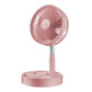 🌀 50% OFF NOW! 🔋 Telescopic Folding USB Charging Fan – Adjustable height, quiet operation & portable – perfect for desk, travel or outdoor use 💨