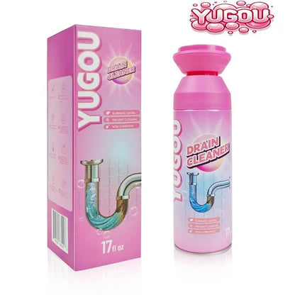Household Safe Foam Mousse Drain Cleaner - Clog Remover, Deodorizer for Kitchen Drains and Sinks