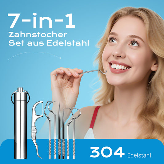 🏆German precision engineering! 0.1mm ultra-fine tip for precise flossing✨