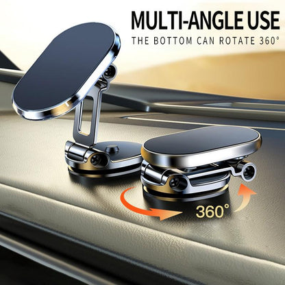 📱 360° Magnetic Phone Holder | Foldable Metal