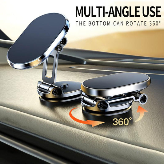 📱 360° Magnetic Phone Holder | Foldable Metal