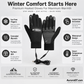 🧤 USB Heated Winter Gloves | M–XL