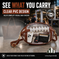 🏈 Clear Football-Shaped Crossbody Bag – Game-Day Style Meets Everyday Convenience ✨