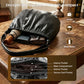 Casual Pleated Bucket Soft Leather Handbag Shoulder Bag