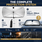 🔥 50% off!☀️🛡️ Car Windscreen Sunshade Umbrella – Foldable UV and heat-reflective windscreen cover, portable cooling protector for the summer