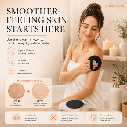 🚿 Exfoliating Scrub Bath Pads – Gently exfoliate, unclog pores, reveal brighter skin. A little scrub goes a long way! ✨🛀