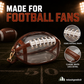 🏈 Clear Football-Shaped Crossbody Bag – Game-Day Style Meets Everyday Convenience ✨