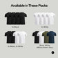 🔥LAST DAY 50% OFF ☀️Men's Solid Color Drop-Shoulder Set of four T-shirts