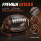 🏈 Clear Football-Shaped Crossbody Bag – Game-Day Style Meets Everyday Convenience ✨