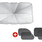 🔥 50% off!☀️🛡️ Car Windscreen Sunshade Umbrella – Foldable UV and heat-reflective windscreen cover, portable cooling protector for the summer