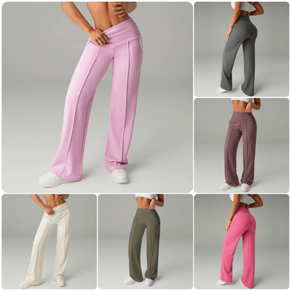 💗LAST DAY SPECIAL - 60%OFF💕Women's Plain Loose Straight Leg Pants