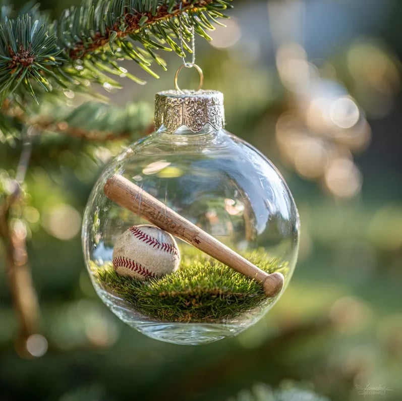 🕒🚨Limited release-🌲Christmas Gift--⚾Sports Holiday Ornament - Baseball