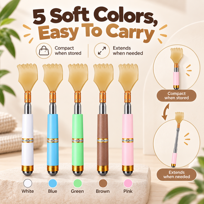 Retractable Stainless Steel Back Scratcher Portable Back Scraper