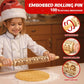 🎄 Embossed Rolling Pin | Festive Cookie Patterns