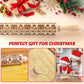 🎄 Embossed Rolling Pin | Festive Cookie Patterns