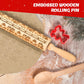 🎄 Embossed Rolling Pin | Festive Cookie Patterns