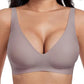 💗Summer Hot Sale - Only ￡11.99!!⚡50K+ SOLD💕 Jelly Wireless Womens Comfortable Wireless Bras Push Up Bralettes Seamless Tshirts Bras Deep V Everyday Bras