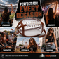 🏈 Clear Football-Shaped Crossbody Bag – Game-Day Style Meets Everyday Convenience ✨