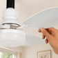 💡 50% OFF NOW! 🌬️ 2-in-1 Remote-Controlled Ceiling Fan with LED Light – Energy-Efficient, Quiet Motor & Perfect for Home Comfort 🏠