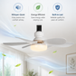 💡 50% OFF NOW! 🌬️ 2-in-1 Remote-Controlled Ceiling Fan with LED Light – Energy-Efficient, Quiet Motor & Perfect for Home Comfort 🏠