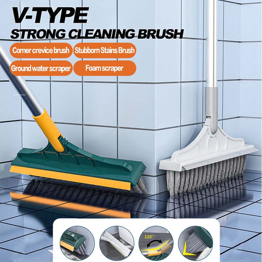 🧹 3-in-1 Floor Brush Scrub Brush