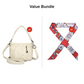 Casual Pleated Bucket Soft Leather Handbag Shoulder Bag
