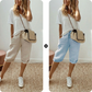 ⏳SUMMER HOT SALE⏰Women's Casual Cotton Linen Capris