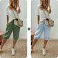 ⏳SUMMER HOT SALE⏰Women's Casual Cotton Linen Capris
