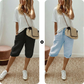 ⏳SUMMER HOT SALE⏰Women's Casual Cotton Linen Capris