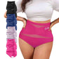 🌸 Last Day Special Price £12.99 ! 🔥Buy 1 Get 1 Free🎁Plus-Size High-Waist Cross Tummy Control Panties