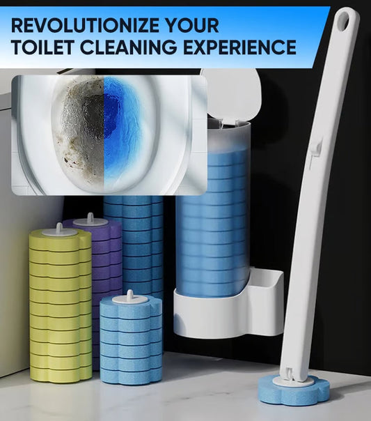 🔥LAST DAY SALE £6.99!!⚡50K+ SOLD!🚽💦Hands-Free Cleaning Gadget🧽Disposable toilet cleaning tool