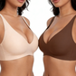 💗Summer Hot Sale - Only ￡11.99!!⚡50K+ SOLD💕 Jelly Wireless Womens Comfortable Wireless Bras Push Up Bralettes Seamless Tshirts Bras Deep V Everyday Bras