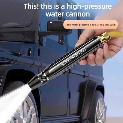 🔥Home high-pressure car wash water gun with booster nozzle and hose, a must-have for watering plants and vegetables, and car washing.👍💦