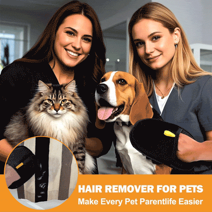 🔥BUY 1 GET 1 FREE🐾🧤 Pet Hair Remover Electrostatic Gloves – Double-Sided Efficient, Soft Silicone & Washable Reusable (Versatile Home+Car)!