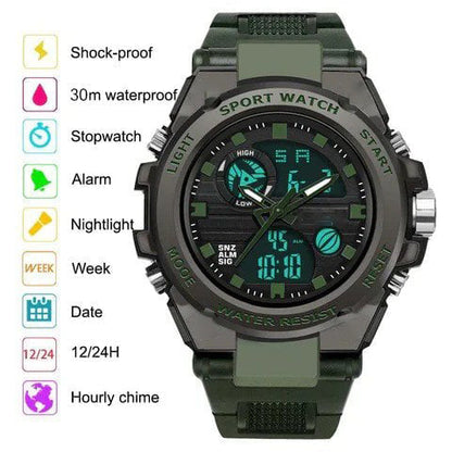 ⏳🔥LIMITED-TIME 50% OFF!🔥 30m Waterproof Premium Men's Sports Watch