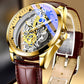 ⌚ Skeleton-Style Quartz Watch | 40mm