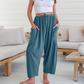 🌞Summer Hot Sale 50% OFF -👖Women's Linen Wide Leg Pants with Pockets