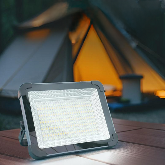 Portable & Multifunctional Solar-Powered LED Flood Light