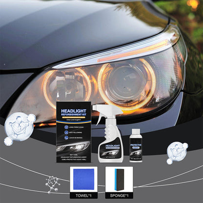 ⏳Limited-time 50% off⏰⚡ Automotive Headlamp Restoration Fluid, blurring enhanced crystalline coating refurbisher