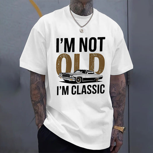 🔥2025 HOT SALE 50% OFF🔥3D Retro Car Print Casual Short Sleeve T-Shirt