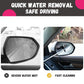 🚗 Telescopic Car Mirror Wiper | 98cm Reach