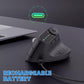 🖱️Multi-Device Bluetooth Ergonomic Mouse with Knob