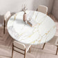 Elastic Edge Waterproof Round Tablecloth