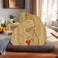 Wooden Bear Family Puzzle Ornament