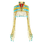 Ancient Cleopatra Beaded Headdress Accessory