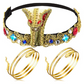 Ancient Cleopatra Beaded Headdress Accessory
