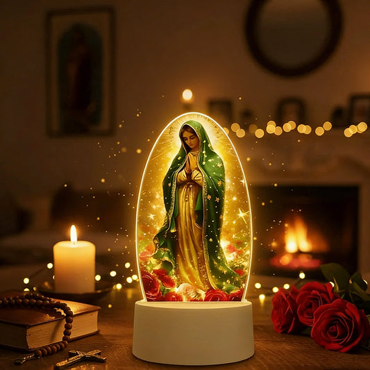 🎅Best Christmas Gift-Up to 70% OFF🙏Inspirational Acrylic Faith-Based LED Night Light